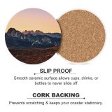 yanfind Ceramic Coasters (round) Luca Bravo Giau Pass  Range Dolomites Sunset Landscape Dawn Italy Family Game Intellectual Educational Game Jigsaw Puzzle Toy Set