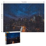 yanfind Picture Puzzle Zac Ong Black Dark York City United States Cityscape Night Time City Family Game Intellectual Educational Game Jigsaw Puzzle Toy Set
