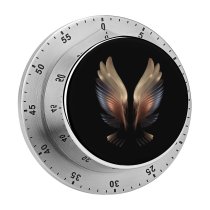yanfind Timer Abstract Dark Galaxy W Fold AMOLED Angel 60 Minutes Mechanical Visual Timer
