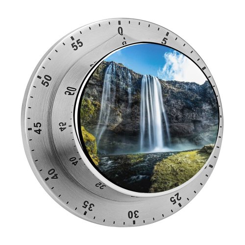 yanfind Timer Robin Kamp Seljalandsfoss Waterfalls Iceland  Cliff  Exposure Landscape Scenery Sky 60 Minutes Mechanical Visual Timer