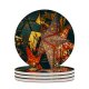 yanfind Ceramic Coasters (round) Black Dark Celebrations Christmas Christmas Lights  Christmas Decoration Dark Beautiful Family Game Intellectual Educational Game Jigsaw Puzzle Toy Set