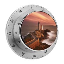 yanfind Timer Lighthouse Sunset Seascape  Dusk 60 Minutes Mechanical Visual Timer