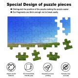 yanfind Picture Puzzle Landscape Romania Sky Grass Hill Land Cloud  Sunny Beautiful Clean Happy Family Game Intellectual Educational Game Jigsaw Puzzle Toy Set