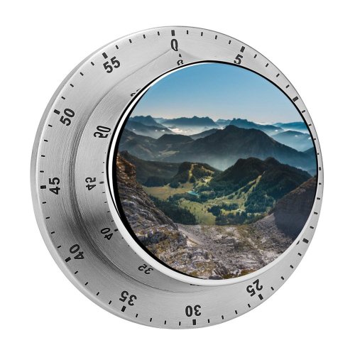 yanfind Timer Theo Crazzolara Warscheneck Eastern Alps Austria Landscape  Range Valley Village Scenery 60 Minutes Mechanical Visual Timer
