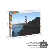 yanfind Picture Puzzle Golden Gate   Francisco Headland Sea Coast Fixed  Nonbuilding Structure Family Game Intellectual Educational Game Jigsaw Puzzle Toy Set
