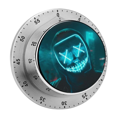 yanfind Timer Vitaliy Art LED Neon Urban 60 Minutes Mechanical Visual Timer
