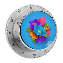 yanfind Timer Abstract Voucher   Flyer Shopping Beauty Wedding Promotion Colorful Postcard Special 60 Minutes Mechanical Visual Timer