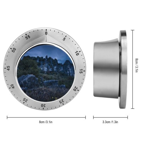 yanfind Timer Cliff Night Rocks Piopio Zealand 60 Minutes Mechanical Visual Timer