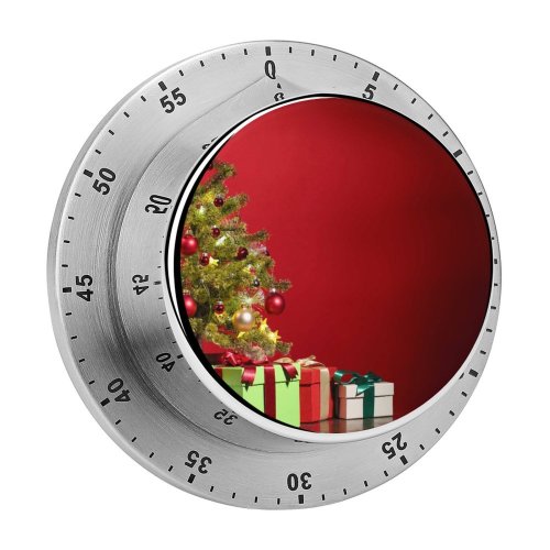 yanfind Timer Celebrations Christmas Tree Decoration Gifts Balls 60 Minutes Mechanical Visual Timer