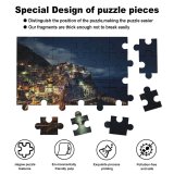 yanfind Picture Puzzle Dominic Kamp Manarola Town Cinque Terre Night Time Seascape Starry Sky Boats Family Game Intellectual Educational Game Jigsaw Puzzle Toy Set
