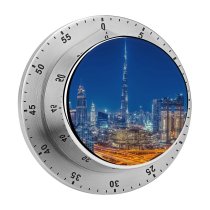 yanfind Timer Burj Khalifa Dubai  Cityscape  Architecture Night City Lights Metropolitan Urban 60 Minutes Mechanical Visual Timer