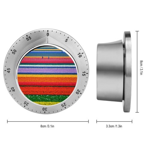 yanfind Timer Alkmaar  Order Side Travel Outdoors Row Abundance Field Tulip Netherlands Beauty 60 Minutes Mechanical Visual Timer