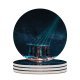 yanfind Ceramic Coasters (round) Pang Yuhao Marina Bay Sands Singapore  Night  City Lights Reflection Family Game Intellectual Educational Game Jigsaw Puzzle Toy Set