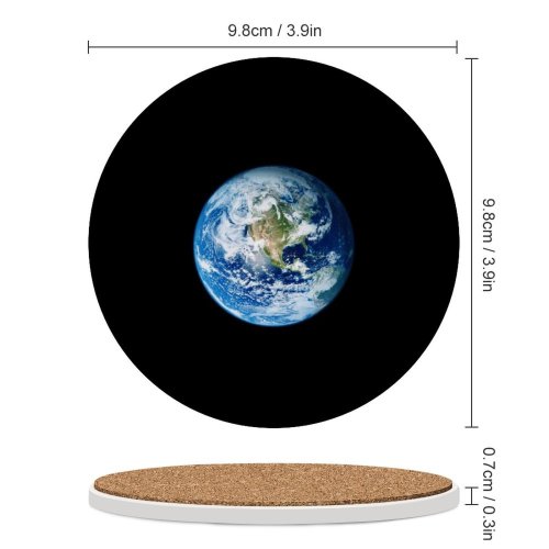 yanfind Ceramic Coasters (round) Space  IOS Family Game Intellectual Educational Game Jigsaw Puzzle Toy Set