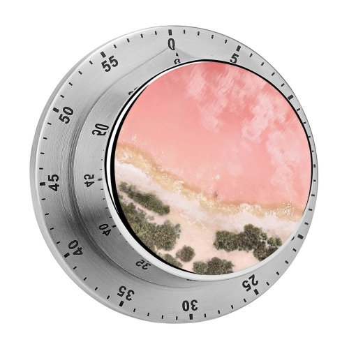 yanfind Timer Beach Seashore Baby Aerial IOS 60 Minutes Mechanical Visual Timer