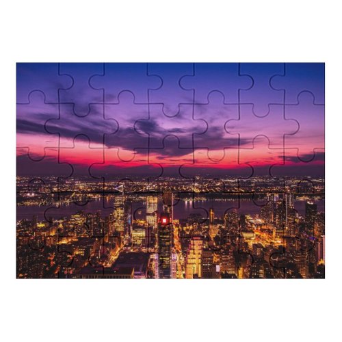 yanfind Picture Puzzle Henrik Pfitzenmaier York City  Sunset Cityscape City Lights Family Game Intellectual Educational Game Jigsaw Puzzle Toy Set