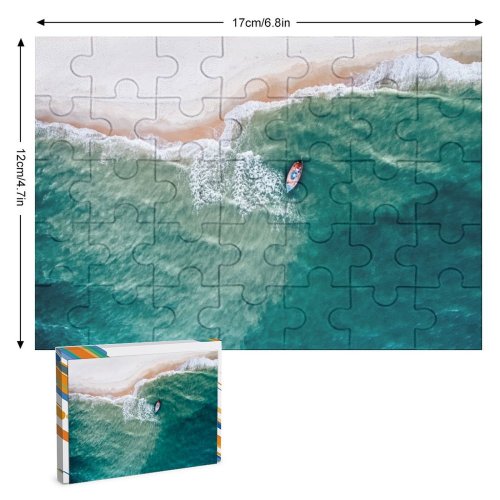 yanfind Picture Puzzle Tropical Beach Sea Outdoors Sailboat Tranquil Travel High Hin Tourism Sunrise Aerial Family Game Intellectual Educational Game Jigsaw Puzzle Toy Set