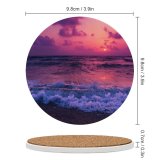 yanfind Ceramic Coasters (round) Vibes Outdoors Sunrise Sunset Magic Positive Good Supernatural Sea PNG Ocean Beach Family Game Intellectual Educational Game Jigsaw Puzzle Toy Set