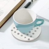 yanfind Ceramic Coasters (round) Temperature Sport  Season Stroke Ideas Snowflake Storm USA Winter Shivering Snow Family Game Intellectual Educational Game Jigsaw Puzzle Toy Set