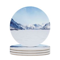 yanfind Ceramic Coasters (round) Images Landscape Snow Wallpapers Lake  Outdoors Stock Free Pictures Frozen Purple Family Game Intellectual Educational Game Jigsaw Puzzle Toy Set
