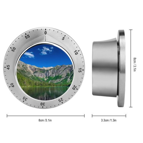 yanfind Timer Youen California Avalanche Lake Montana USA  National Park Landscape  Range 60 Minutes Mechanical Visual Timer