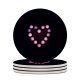 yanfind Ceramic Coasters (round) Sharon McCutcheon Black Dark Love Love Heart Candle Lights Heart Tea Light Family Game Intellectual Educational Game Jigsaw Puzzle Toy Set