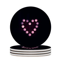 yanfind Ceramic Coasters (round) Sharon McCutcheon Black Dark Love Love Heart Candle Lights Heart Tea Light Family Game Intellectual Educational Game Jigsaw Puzzle Toy Set