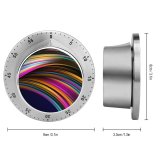 yanfind Timer Abstract ASUS ZenBook Pro  Spectrum  Colorful 60 Minutes Mechanical Visual Timer