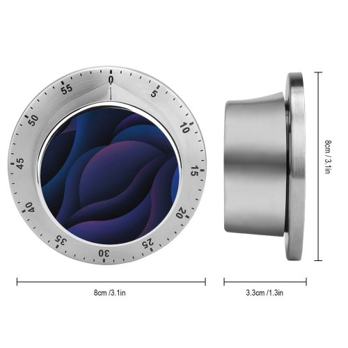 yanfind Timer Catherine Pearson Abstract Texture Dark Purple 60 Minutes Mechanical Visual Timer