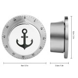 yanfind Timer Sea Old Anchor Retro Design Travel Heavy Navy Vessel Fashioned Sailing Ship 60 Minutes Mechanical Visual Timer