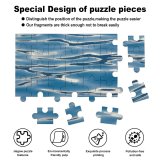 yanfind Picture Puzzle  Wave Pools Plasma Aqua Daytime Resources Azure Calm Reflection Sky Family Game Intellectual Educational Game Jigsaw Puzzle Toy Set