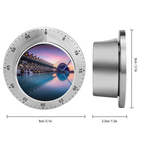 yanfind Timer William Warby City Sciences Valencia Spain Sunrise Pool Reflection Architecture 60 Minutes Mechanical Visual Timer