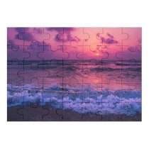 yanfind Picture Puzzle Vibes Outdoors Sunrise Sunset Magic Positive Good Supernatural Sea PNG Ocean Beach Family Game Intellectual Educational Game Jigsaw Puzzle Toy Set