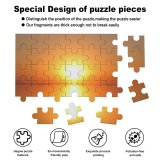 yanfind Picture Puzzle Sunset Horizon Sky  Sunrise Calm Afterglow Daytime Morning Sunlight Family Game Intellectual Educational Game Jigsaw Puzzle Toy Set