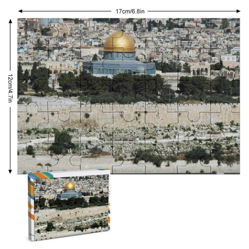 yanfind Picture Puzzle Rock Dome Golden Mosk Islam Jerusalem Center Aksa Holy Place Israel East Family Game Intellectual Educational Game Jigsaw Puzzle Toy Set
