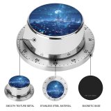 yanfind Timer Fantasy Dream Cityscape Snowfall  Night 60 Minutes Mechanical Visual Timer