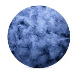 yanfind Ceramic Coasters (round) Black Dark Jellyfishes Sea  Underwater Dark Aquarium Transparent Family Game Intellectual Educational Game Jigsaw Puzzle Toy Set