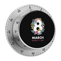 yanfind Timer Dark Celebrations Minimal Woman's March Th Minimalist 60 Minutes Mechanical Visual Timer