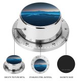 yanfind Timer VisionPic Evening Dusk Forest Mountains Starry Sky Foggy Winter Sunset 60 Minutes Mechanical Visual Timer