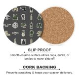 yanfind Ceramic Coasters (round)  Binoculars Uniform Missile Walkie Fighting Bulletproof Helmet CB  Launcher Family Game Intellectual Educational Game Jigsaw Puzzle Toy Set