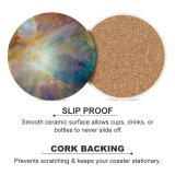 yanfind Ceramic Coasters (round) Space  Nebula Astronomy Family Game Intellectual Educational Game Jigsaw Puzzle Toy Set