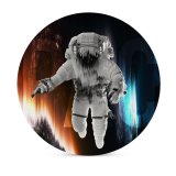 yanfind Ceramic Coasters (round) Vadim Sadovski Space Astronaut Fade Space Artwork Space Suit Family Game Intellectual Educational Game Jigsaw Puzzle Toy Set