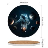 yanfind Ceramic Coasters (round) Vadim Sadovski Space Astronaut Planetary System Space Suit Space Travel  Orbital Family Game Intellectual Educational Game Jigsaw Puzzle Toy Set