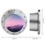 yanfind Timer RmRadev  Evening Sky Mountains Forest Silhouette 60 Minutes Mechanical Visual Timer