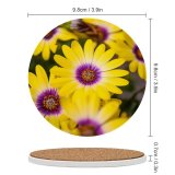 yanfind Ceramic Coasters (round) Creative Images Wallpapers Treasure Plant Commons Anther Garden  Flower Daisy Pollen Family Game Intellectual Educational Game Jigsaw Puzzle Toy Set