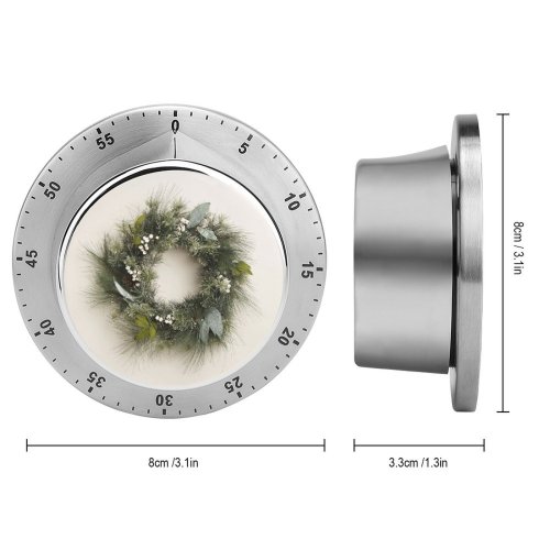 yanfind Timer Wreath Cultures Simplicity Studio Beige Tradition Decoration Twig  Freshness Shot Christmas 60 Minutes Mechanical Visual Timer