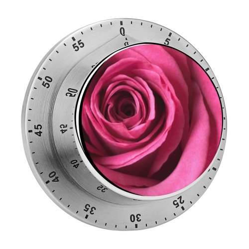 yanfind Timer Flowers Rose Macro Bloom 60 Minutes Mechanical Visual Timer