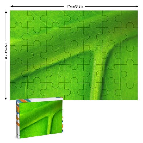 yanfind Picture Puzzle Leaf Texture Light Banana Macro Plant Baize Family Game Intellectual Educational Game Jigsaw Puzzle Toy Set