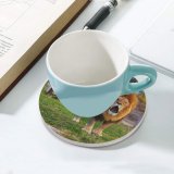 yanfind Ceramic Coasters (round) Images Roaring Yorkshire Pet Public Tail Wildlife Chow Branton Doncaster Pictures Game Family Game Intellectual Educational Game Jigsaw Puzzle Toy Set