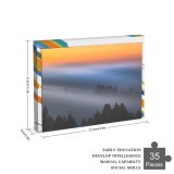 yanfind Picture Puzzle Sunrise Dawn Early Morning Foggy Family Game Intellectual Educational Game Jigsaw Puzzle Toy Set